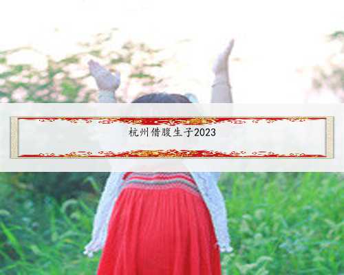 杭州借腹生子2023